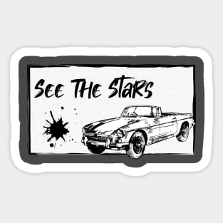 see the stars Sticker